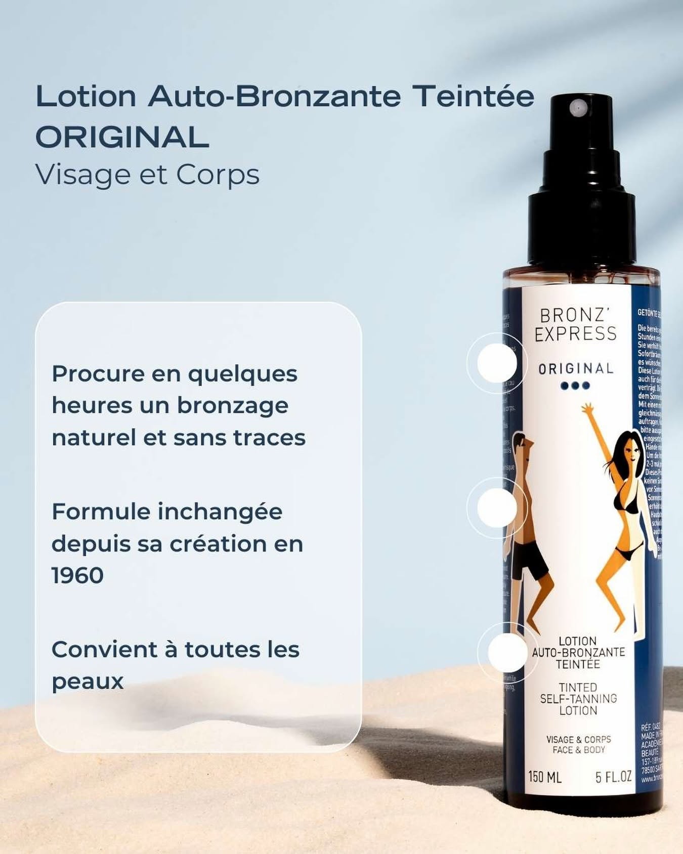 Lire la suite à propos de l’article Un joli teint hâlé toute l’année, sans soleil et sans traces !
